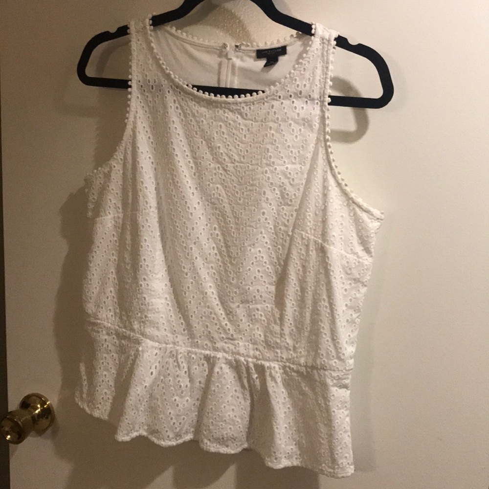 Ann Taylor Peplum Tank Top